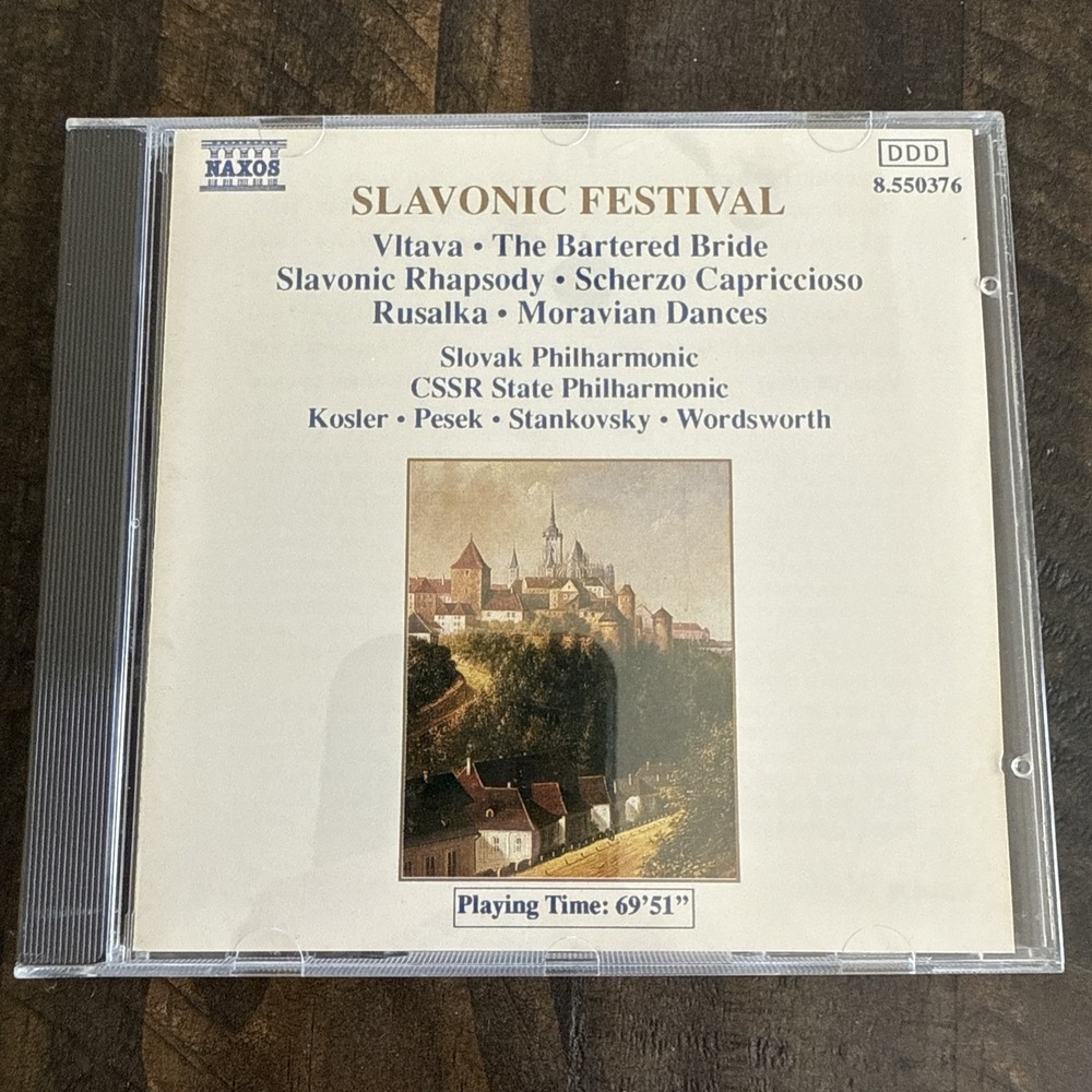Janacek Slavonic Festival CD Dvorak Smetana Naxos 8.550376 Classical Music